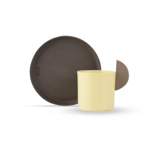 One Series Turkish Coffee Set - Sarı